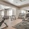 a gym with exercise equipment