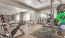 a gym with exercise equipment